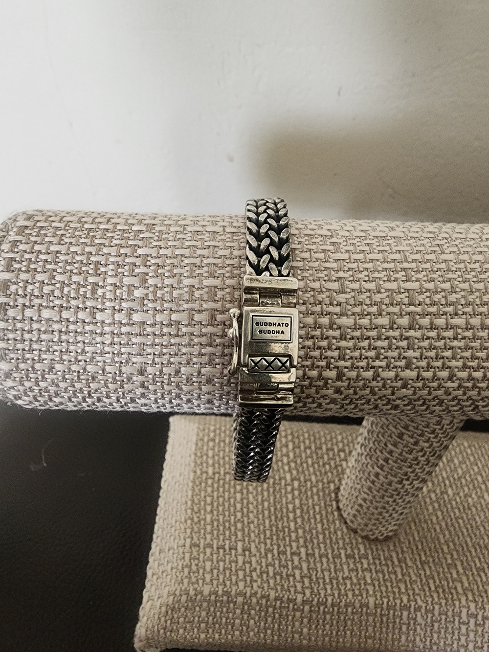 Buddha to Buddha Silver 925 Braided Chain Bracelet